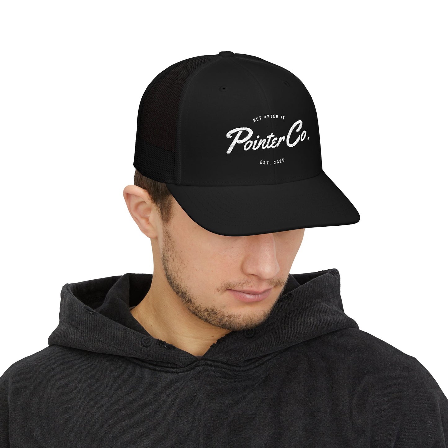Pointer Co. Embroidery Trucker Hat