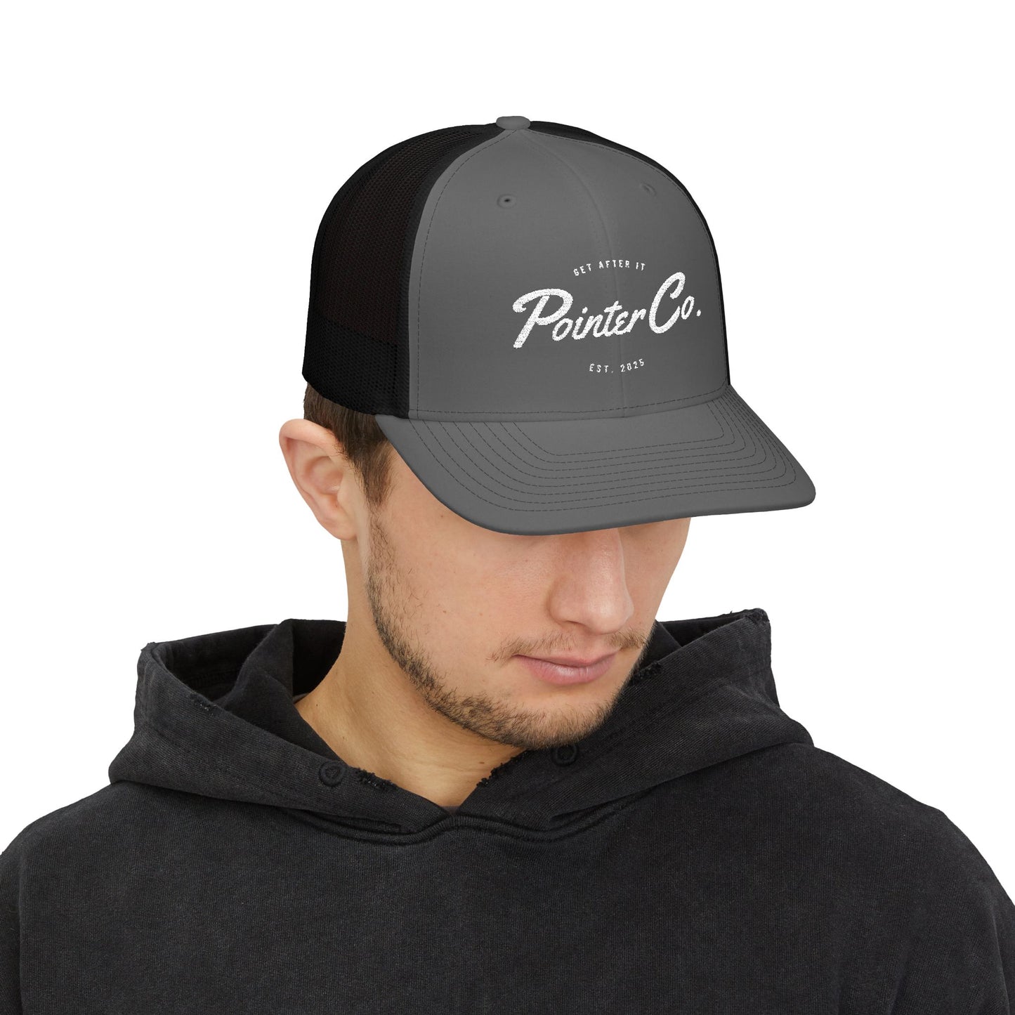 Pointer Co. Embroidery Trucker Hat
