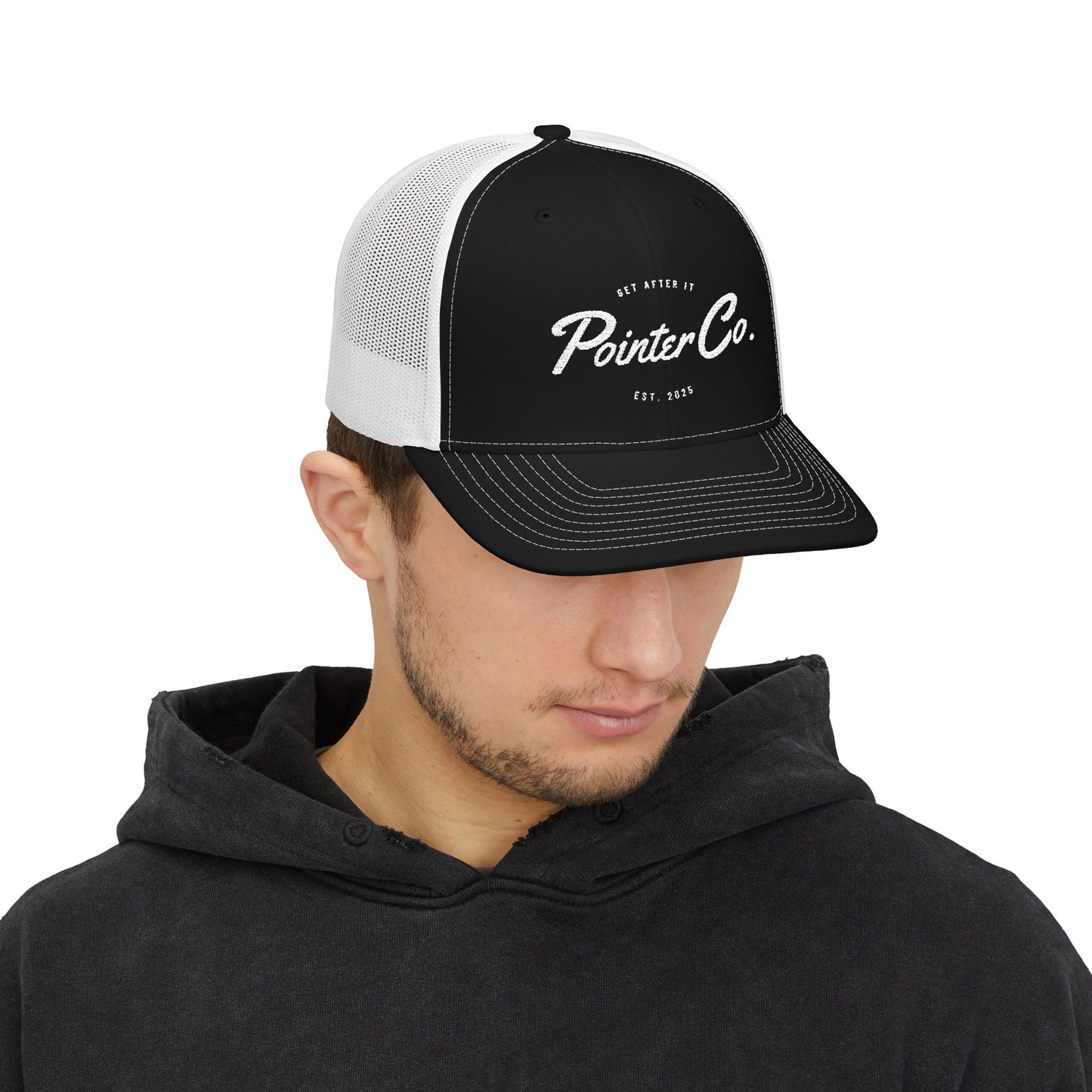 Pointer Co. Embroidery Trucker Hat