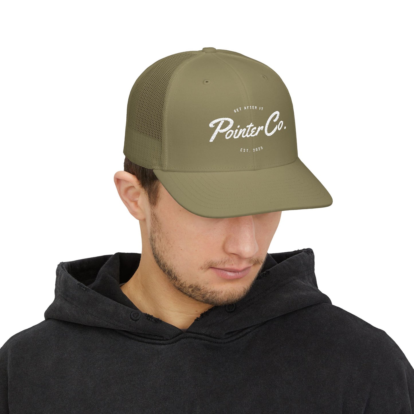 Pointer Co. Embroidery Trucker Hat
