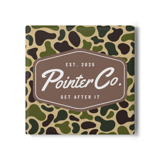 Ceramic Coaster - Camo Patch Logo